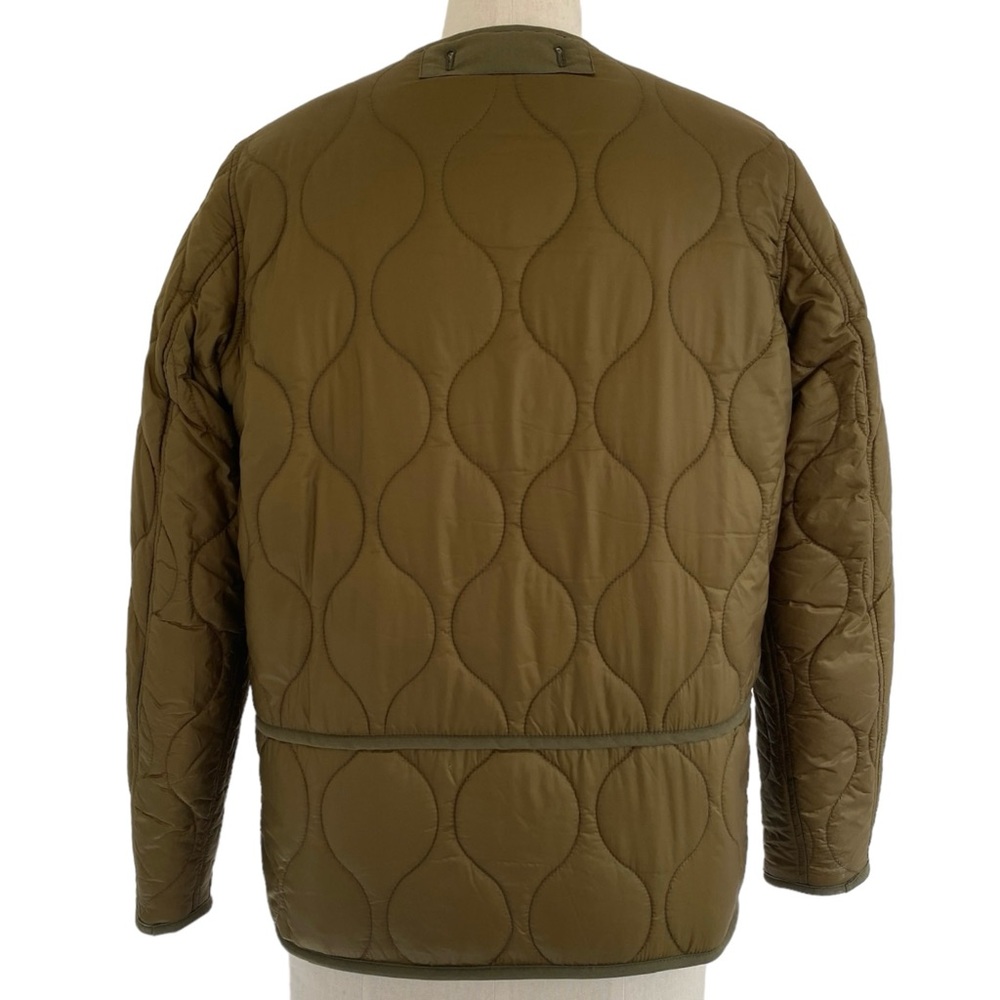 Mother The Lining Jacket Quilted Nylon & Faux Fur Reversible Button-Up Jacket - Picture 4 of 10